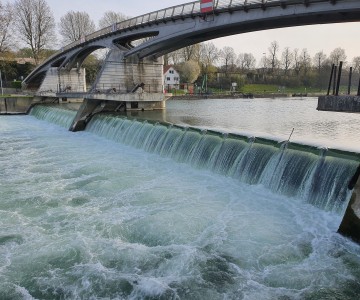 Barrage de l&rsquo;écluse de la Marne, Saint-Maurice